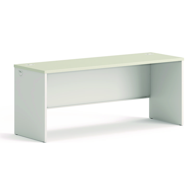 HON 38000 Series Desk Shell, 72" x 24" x 30", Light Gray/Silver (HON38925B9Q)