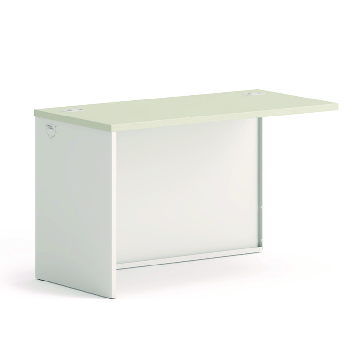 HON 38000 Series Return Shell, Left, 48w x 24d x 29.5h, Silver Mesh/Light Gray (HON38944LB9Q)