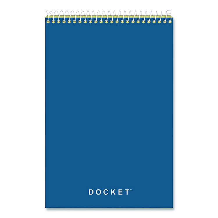 TOPS Docket Steno Pad, Gregg Rule, Forest Green Cover, 100 Canary-Yellow 6 x 9 Sheets (TOP63851)