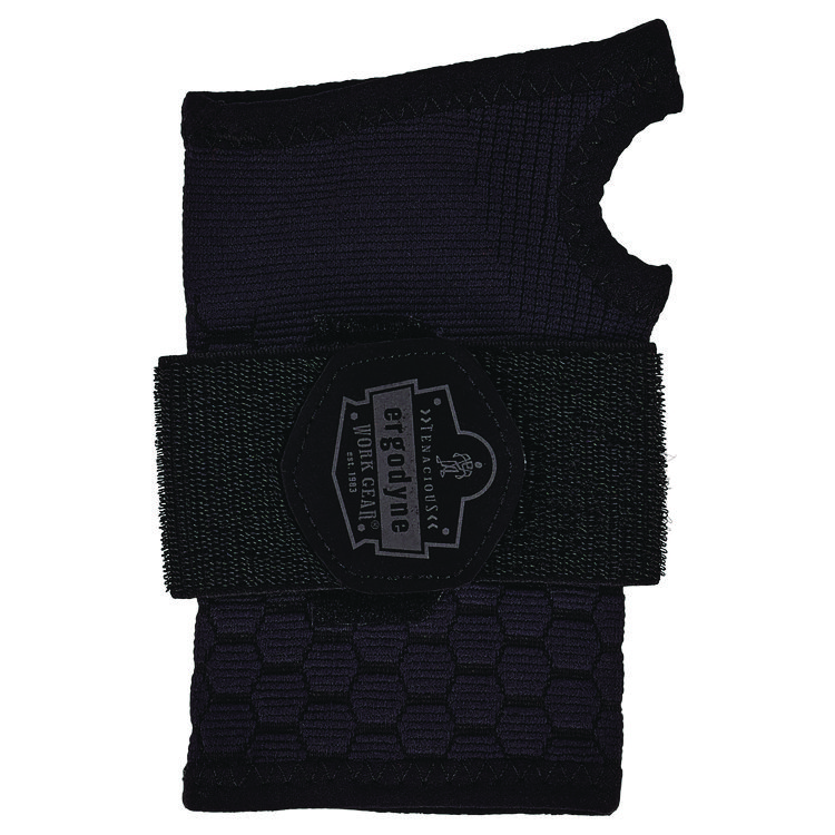 ergodyne ProFlex 680 Wrist Support Sleeve with Single Strap, Medium, Fits Left Hand/Right Hand, Black (EGO16627)