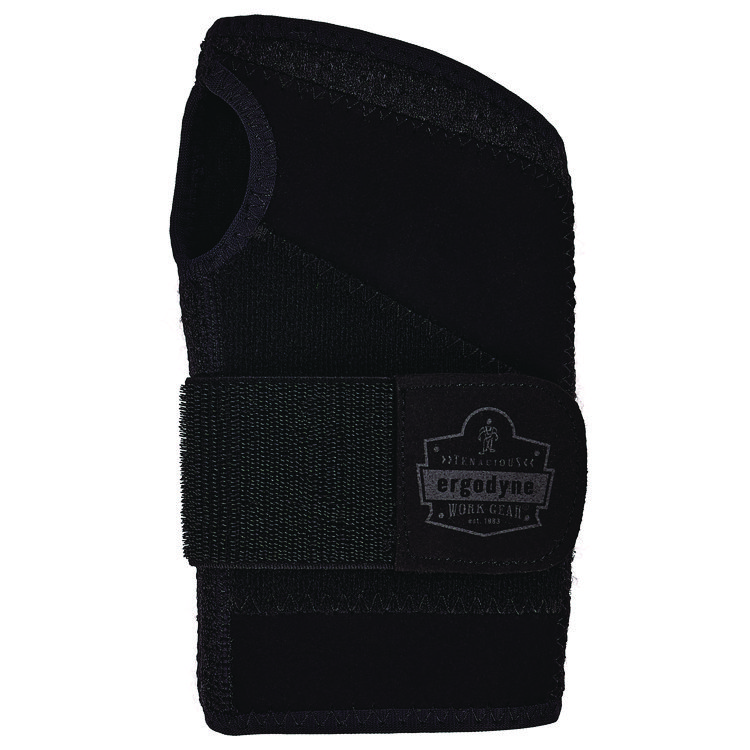ergodyne ProFlex 4005 Wrist Brace Support with Single Strap, Medium, Fits Right Hand, Black (EGO70145)