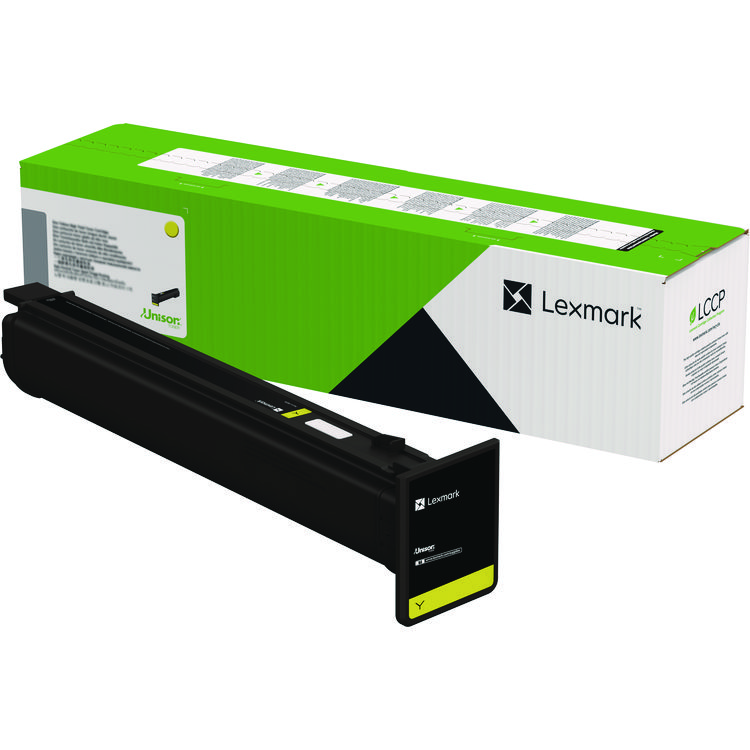 Lexmark 77L10Y0 Toner, 12,000 Page-Yield, Yellow (LEX77L10Y0)