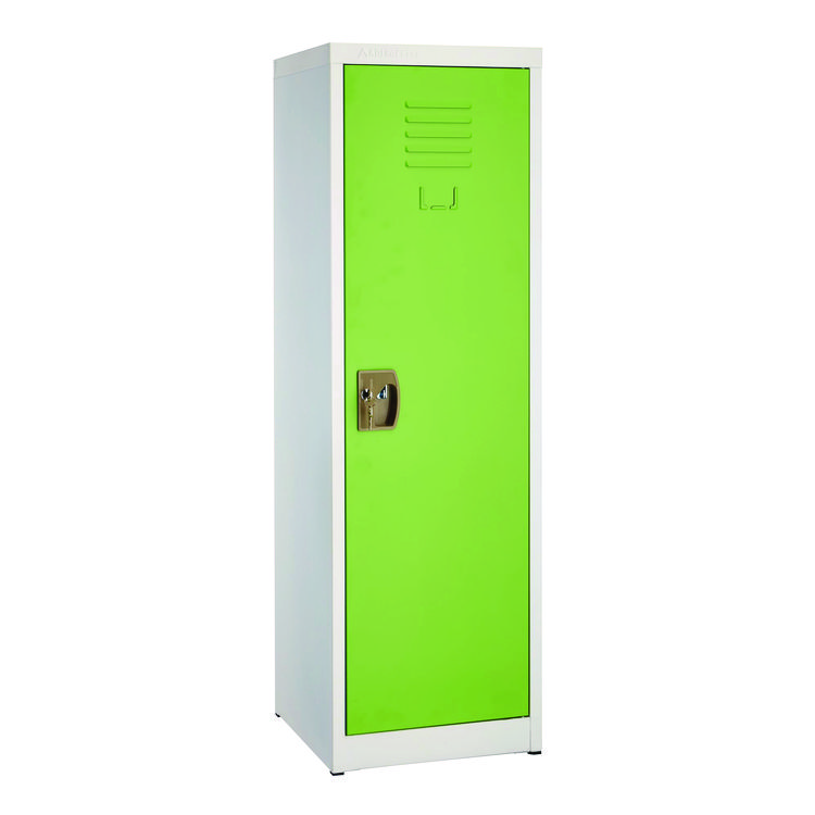 ADIROFFICE Steel Storage Locker, 1 Compartment, 15 x 15 x 48, Green (ALHI62901GRN)