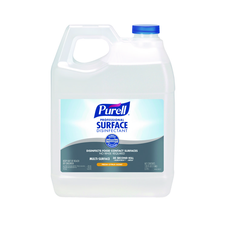 PURELL Professional Surface Disinfectant, Fresh Citrus, 1 gal Bottle (GOJ434204EA)