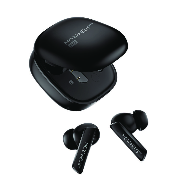 Morpheus 360 Pulse ANC Hybrid Wireless Noise Cancelling Earbuds, Black (MHSTW7850HD)