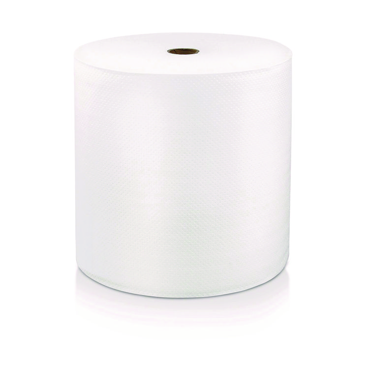LoCor Hard Wound Roll Towel, TAD, 1-Ply, 7" x 1,200 ft, White, 6 Rolls/Carton (SOL46904)