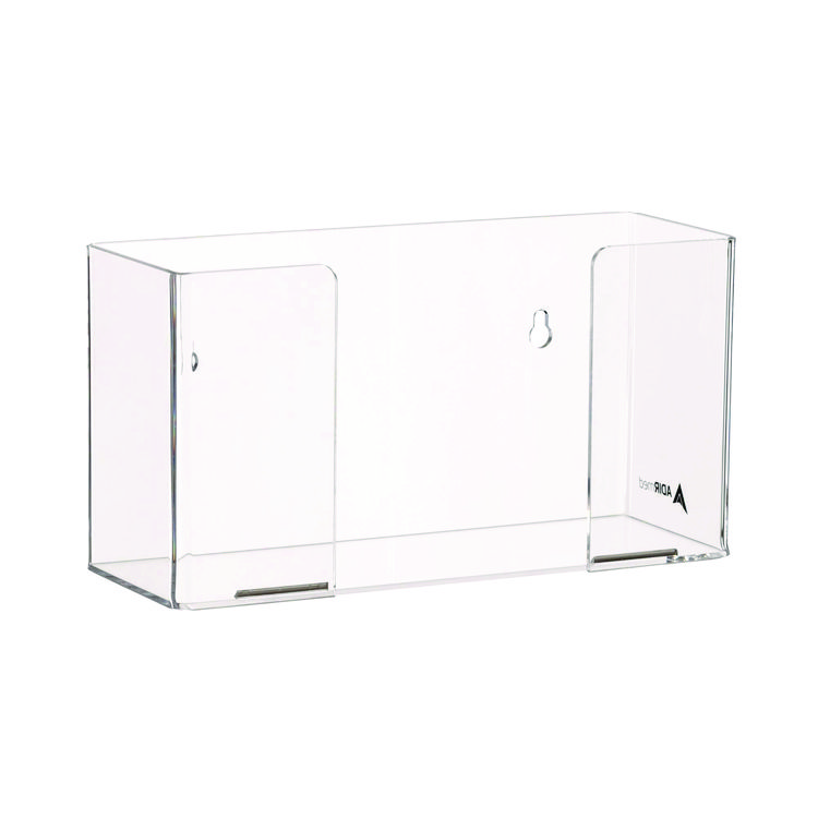 ADIRMED Acrylic Glove Dispenser, Single Box Capacity, 10.2 x 3.5 x 5.3, Clear (ALHI90201)