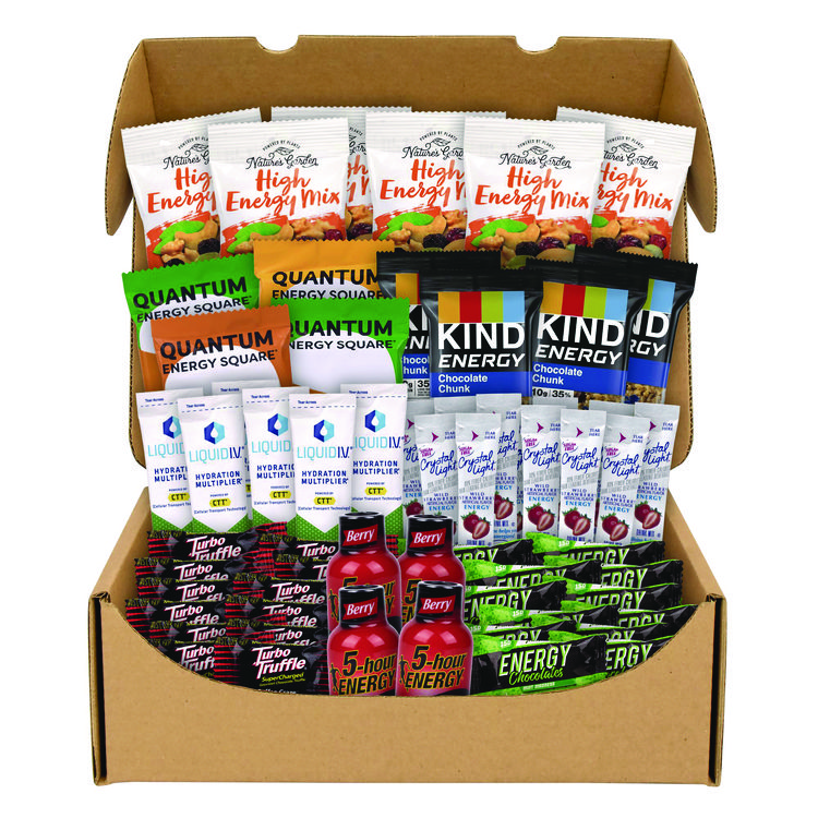 Snack Box Pros Energy Snack Box, 60 Assorted Snacks/Box (GRR70000164)