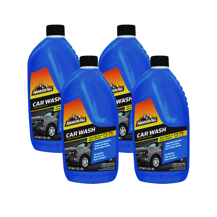 Armor All Car Wash Concentrate, 64 oz Bottle, 4/Carton (ARM25464)