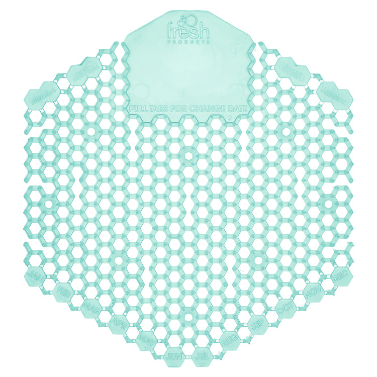 Fresh Products Wave 3D Urinal Deodorizer, Ocean Mist Scent, Blue, 10/Box (FRS3WDS60OMIBX)