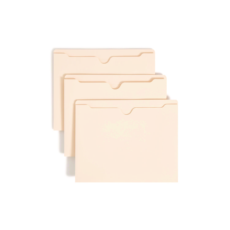 Smead Manila File Jackets, 2-Ply Straight Tab, Letter Size, Manila, 50/Box (SMD75560)