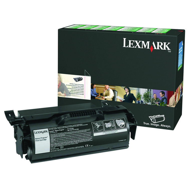 Lexmark 24B5875 Return Program High-Yield Toner, 30,000 Page-Yield, Black (LEX24B5875)