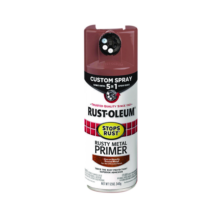 Rust-Oleum Stops Rust 5-in-1 Spray Paint, Rusty Metal, 12 oz Aerosol Can (RST384755EA)
