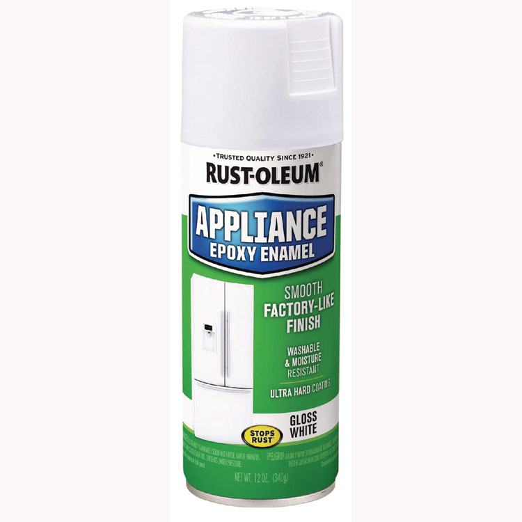 Rust-Oleum Specialty Appliance Epoxy Spray Paint, Gloss White, 12 oz Aerosol Can, 6/Carton (RST7881830)