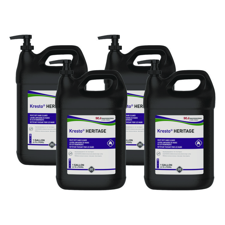 SC Johnson Professional Kresto Heritage Heavy Duty Hand Cleaner Refill, Fresh Scent, 1 gal, 4/Carton (SJN9102)