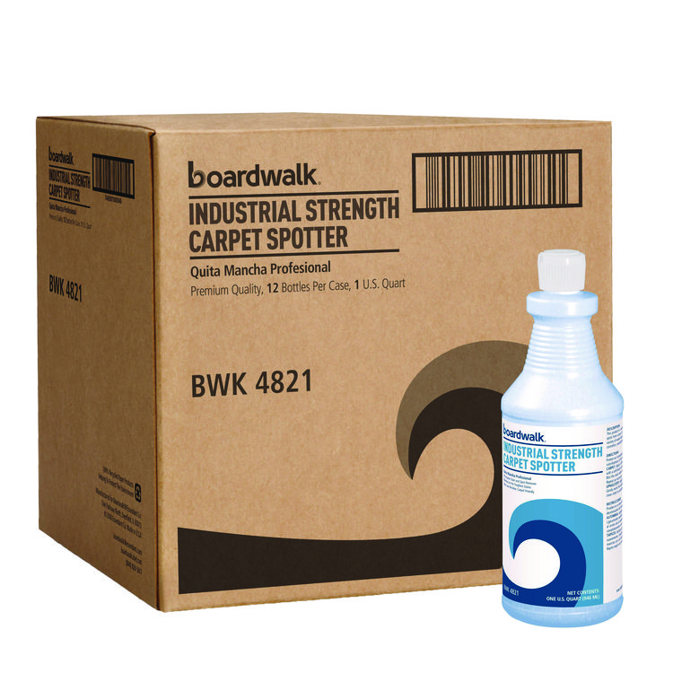 Boardwalk Industrial Strength Carpet Spotter, Unscented, 32 oz Bottle, 12/Carton (BWK4821)