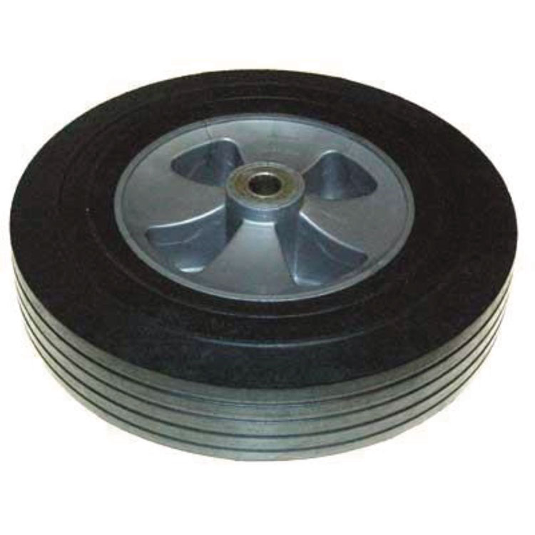 Rubbermaid Commercial 12-inch Wheel for 1 Cu Yd Standard Duty Tilt Truck, Black/Gray (SGS1315L3)