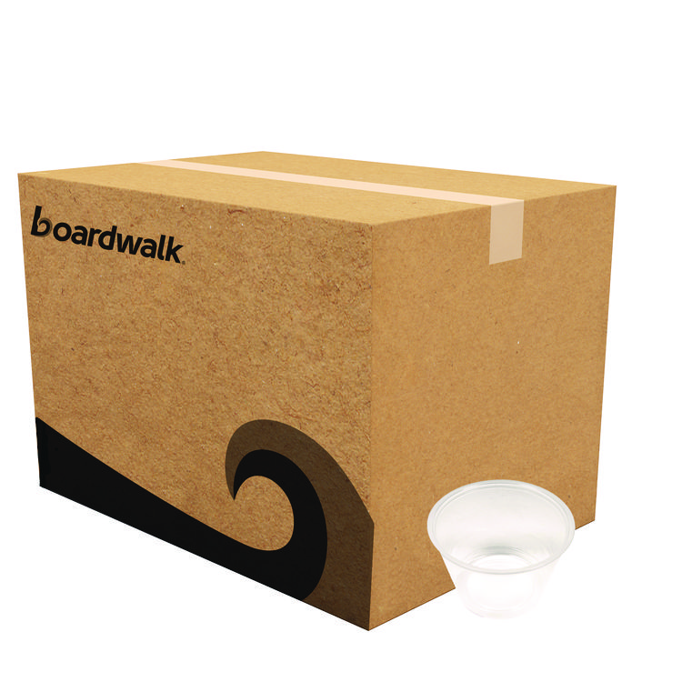 Boardwalk Souffle/Portion Cups, 4 oz, Plastic, Translucent, 2,500/Carton (BWKPRTN4TS)