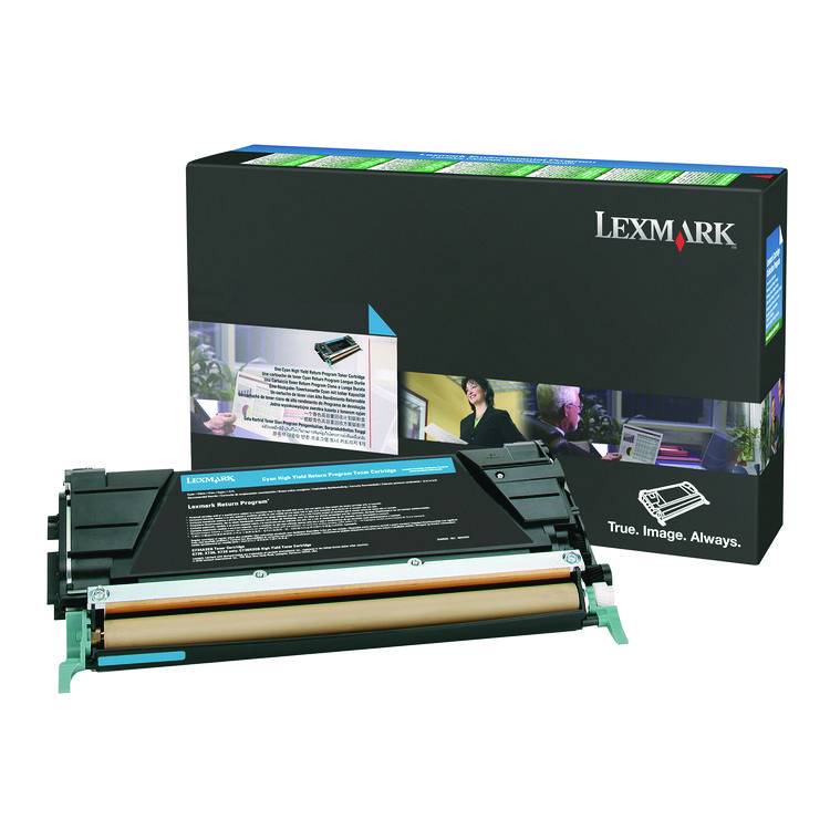 Lexmark X746A4CG Toner, 7,000 Page-Yield, Cyan (LEXX746A4CG)