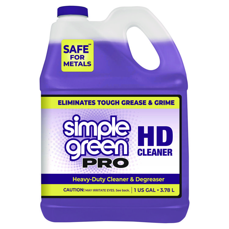 Simple Green Pro HD Heavy-Duty Cleaner, Unscented, 1 gal Bottle, 4/Carton (SMP13421)