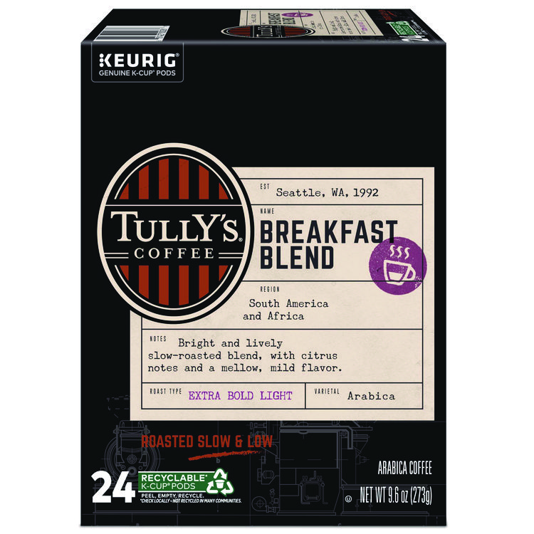KEURIG DR PEPPER Breakfast Blend Coffee K-Cups, 24/Box (GMT192719)