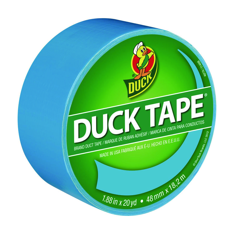 Duck Colored Duct Tape, 3" Core, 1.88" x 20 yds, Electric Blue (DUC1311000)
