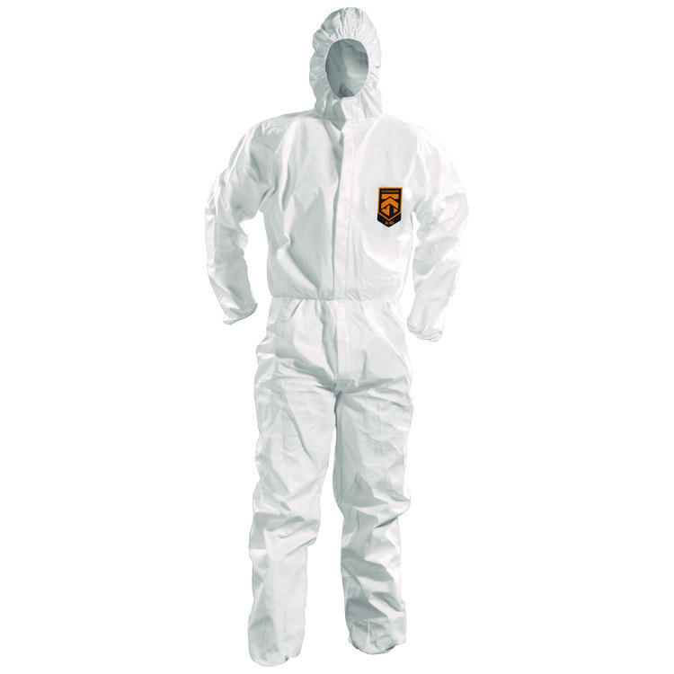 KleenGuard A50 Breathable Splash and Particle Protection Overalls, White, 2X-Large, 25/Carton (KCC51928)