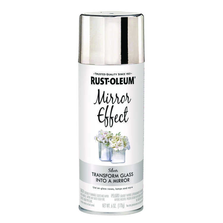 Rust-Oleum Specialty Mirror Effect Spray Paint, High Gloss Mirror, 6 oz Aerosol Can (RST301494)