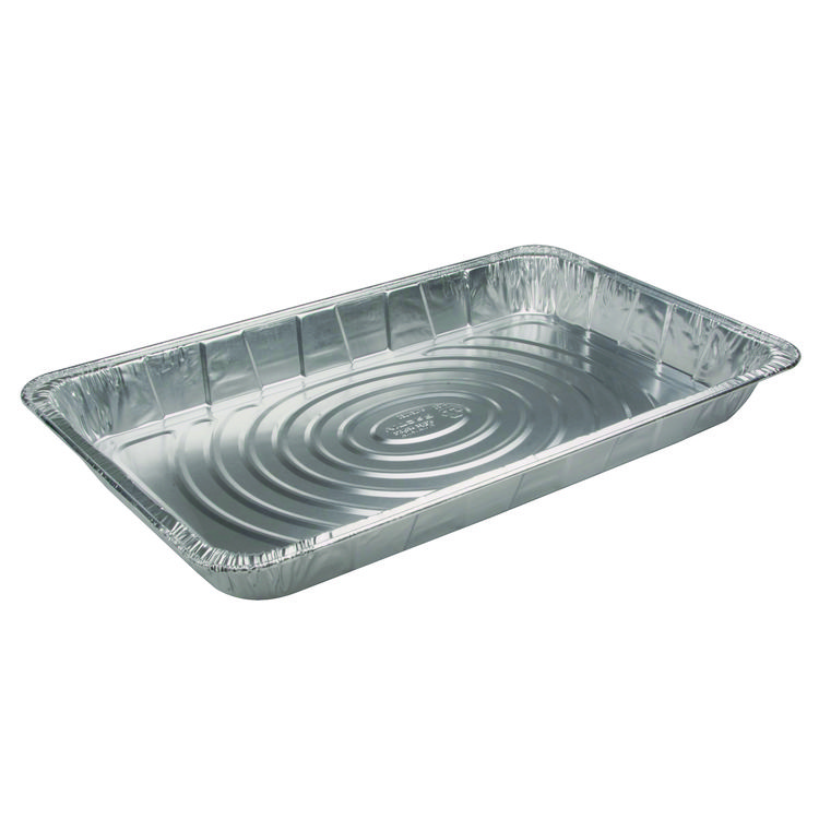 Pactiv Evergreen Aluminum Steam Table Pan, Full-Size Medium, 2.2" Deep, 19.6 x 11.6, 40/Carton (PCTY6120XH)
