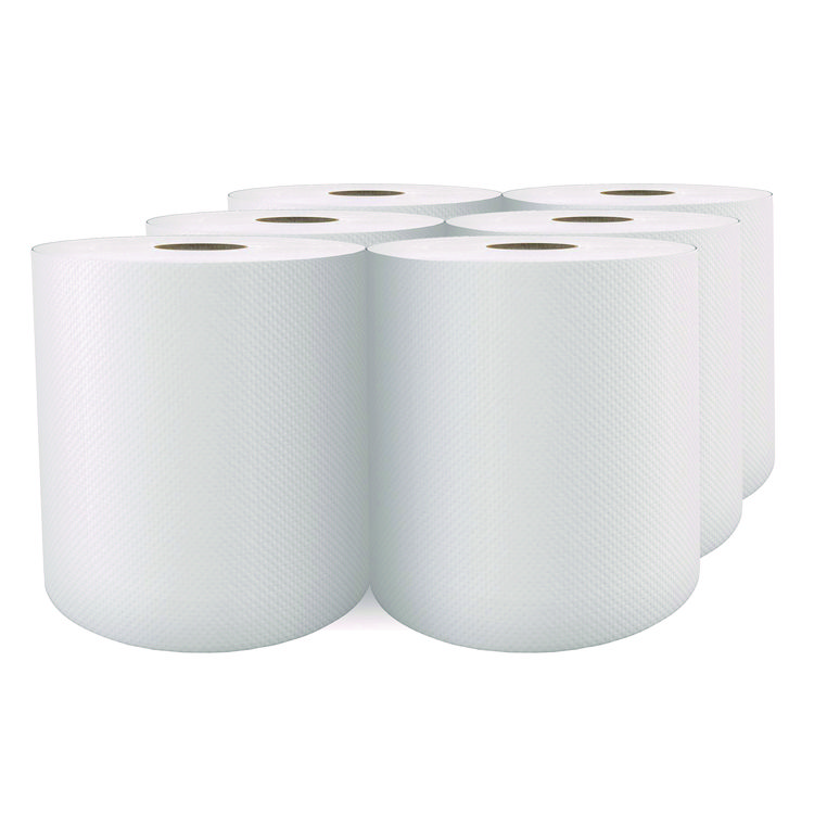 Cascades PRO Select Roll Paper Towels, 1-Ply, 7.88" x 1,000 ft, White, 6/Carton (CSDH101)