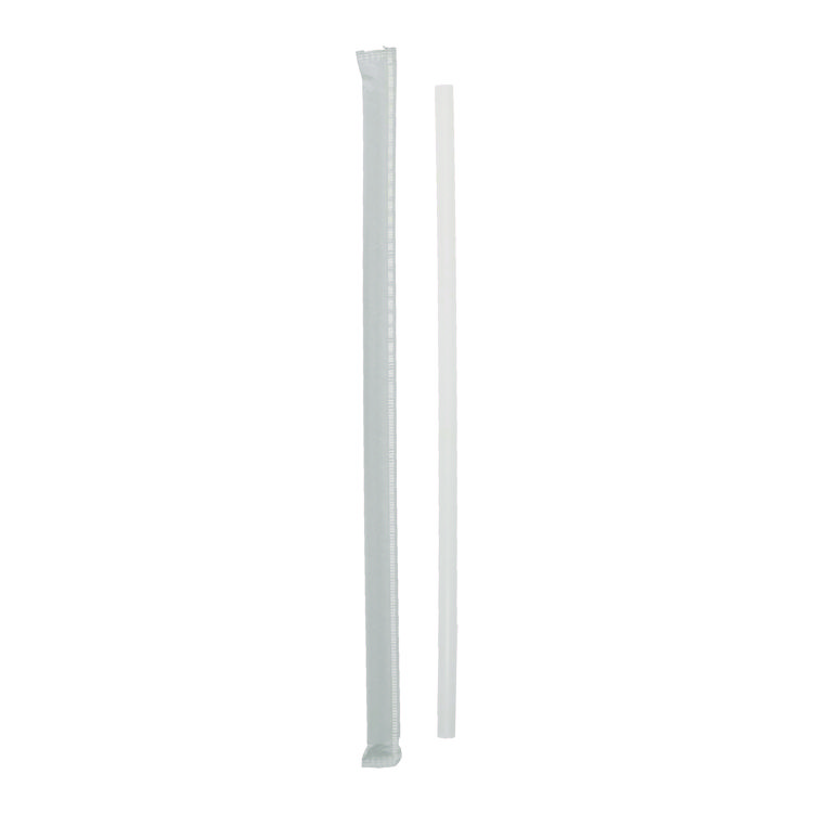 Pactiv Evergreen Giant Paper-Wrapped Straw, 10.25", Translucent, 1,800/Carton (PCTYSTWG1026)