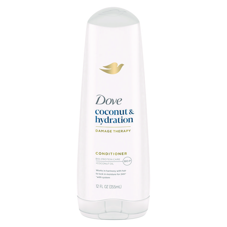 Dove Coconut Conditioner, 12 oz Bottle, 6/Carton (UNI69795720)