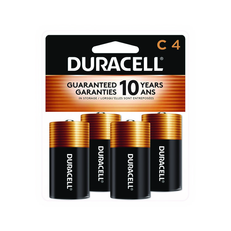 Duracell CopperTop Alkaline C Batteries, 4/Pack (DURMN1400R4ZX17)