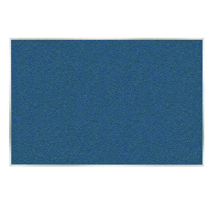 Ghent Vinyl Bulletin Board with Aluminum Frame, 87.91" x 48.5", Ocean Surface, Satin Aluminum Frame (GHEAV47191)