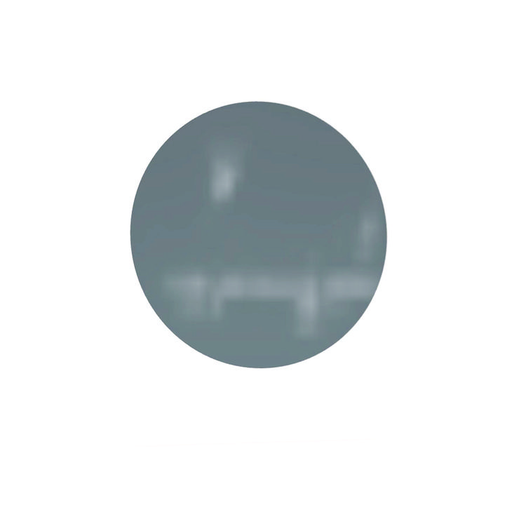 Ghent Coda Low Profile Circular Non-Magnetic Glassboard, 48 x 48, Smoke Surface (GHECDAGN48SK)