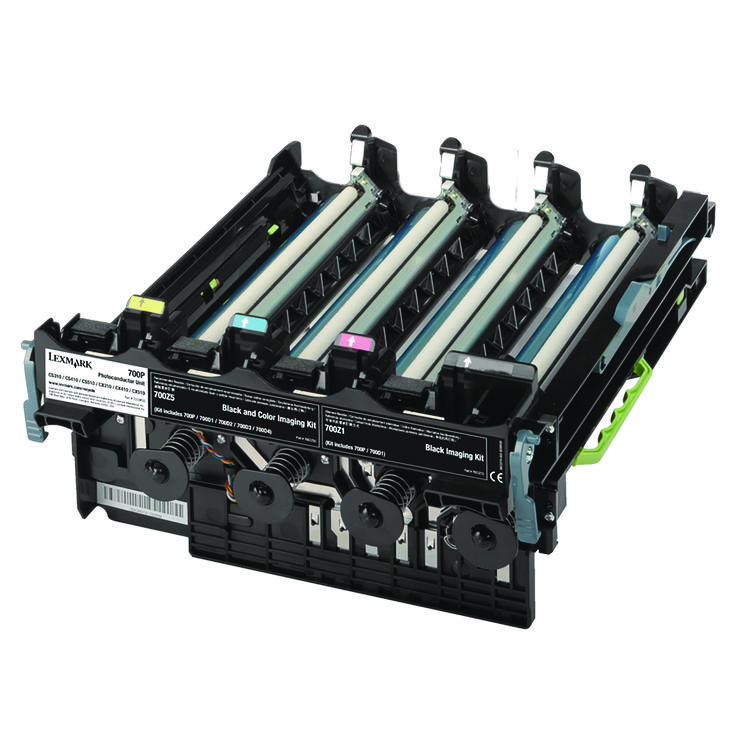 Lexmark 70C0P00 Photoconductor Kit, 40,000 Page-Yield, Black/Cyan/Magenta/Yellow (LEX70C0P00)
