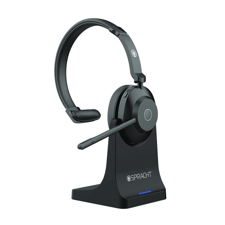 Spracht Blues Combo Monaural Headset, Over The Head, Black (SPTBC1039)