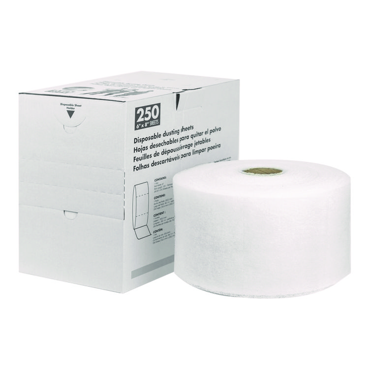 Americo TrapEze Disposable Dusting Sheets, 5" x 6", 250 Sheets/Roll (AM7582508)