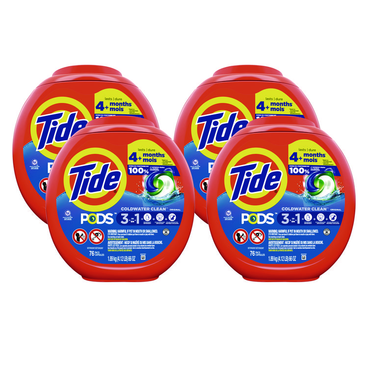 Tide PODS Laundry Detergent, Tide Original, 76 Pods (PGC09165)