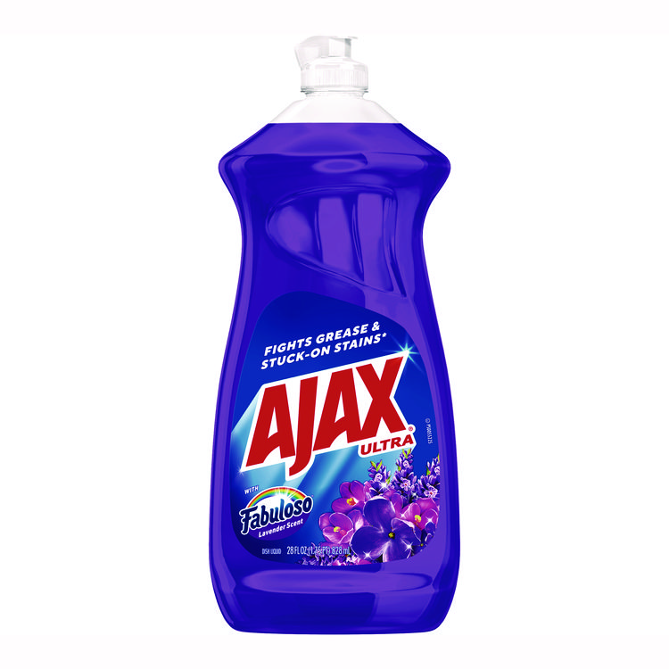 Ajax Dish Detergent, Fabuloso Lavender Scent, 28 oz Bottle (CPC61037540)