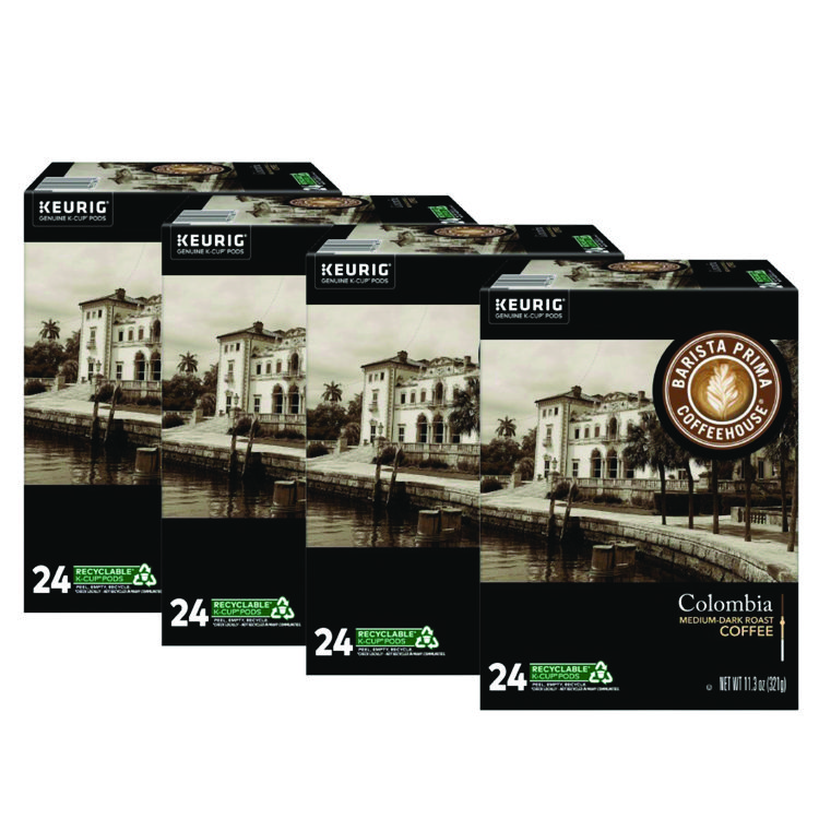 KEURIG DR PEPPER Colombia K-Cups Coffee Pack, 96/Carton (GMT6613CT)