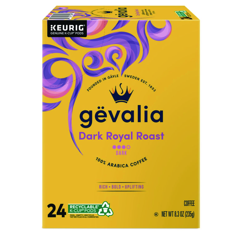 Gevalia Kaffee Dark Royal Roast K-Cups, 24/Box (GMT5470)