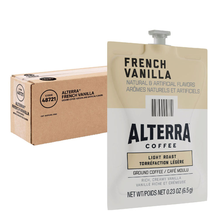 FLAVIA Alterra French Vanilla Coffee Freshpack, 40/Carton (LAV48721)