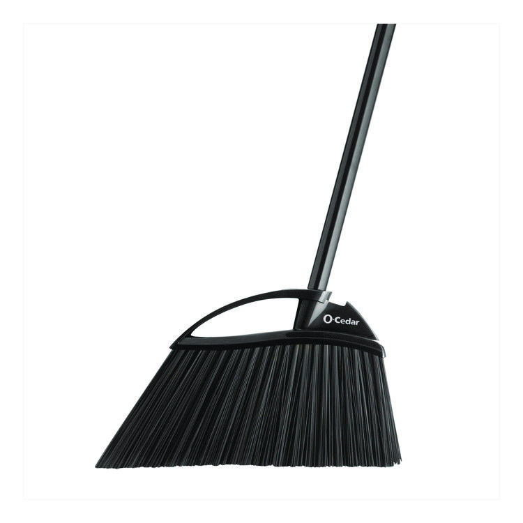 FREUDENBERG HOUSEHOLD PRODUCTS Outdoor PowerCorner Angle Broom, 48" Handle, Black/Gray (FHD168215EA)