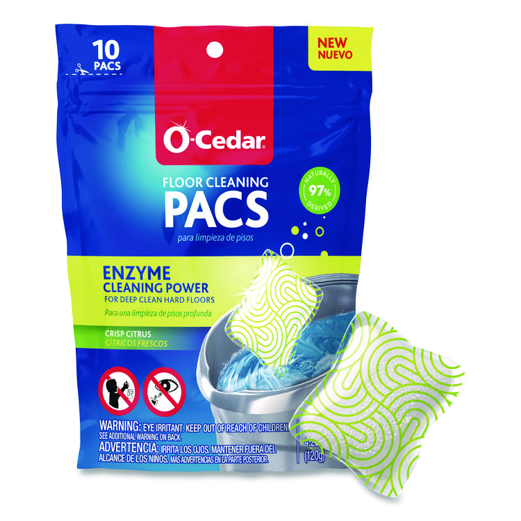 FREUDENBERG HOUSEHOLD PRODUCTS Cleaning PACS, Crisp Citrus Scent, 10/Pack (FHD172400PK)