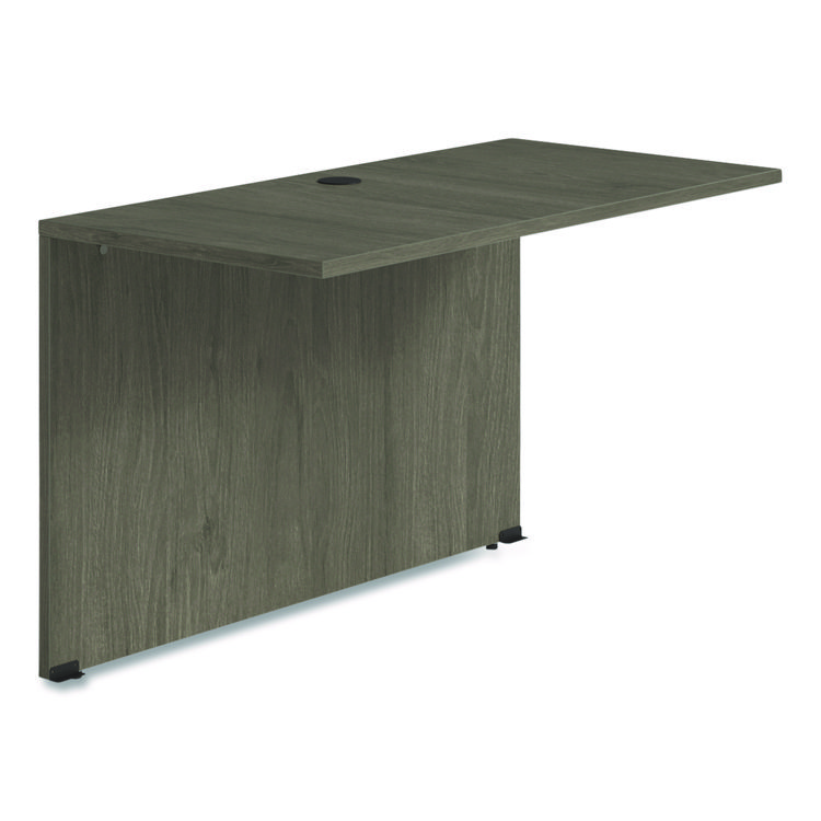 Alera Alera Seville Series Bridge Return, 48w x 24d x 29h, Walnut (ALESVBR4824WA)