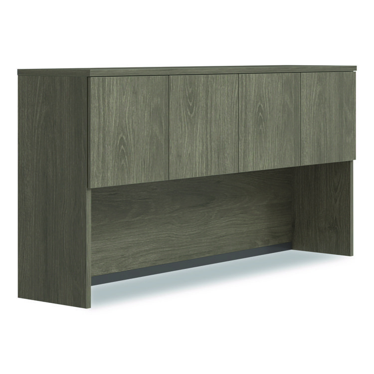 Alera Alera Seville Hutch with Doors, 4 Compartments, 72w x 16d x 36h, Walnut (ALESVH7236WA)