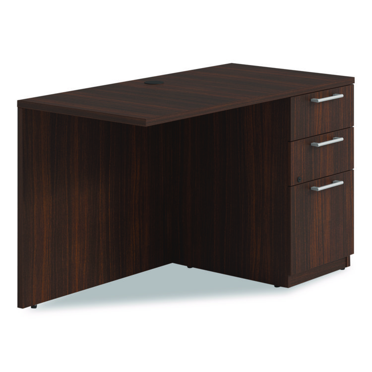 Alera Alera Seville Series Desk Return with Pedestal, Right, 48" x 24" x 29", Mahogany (ALESVRRP4824MY)