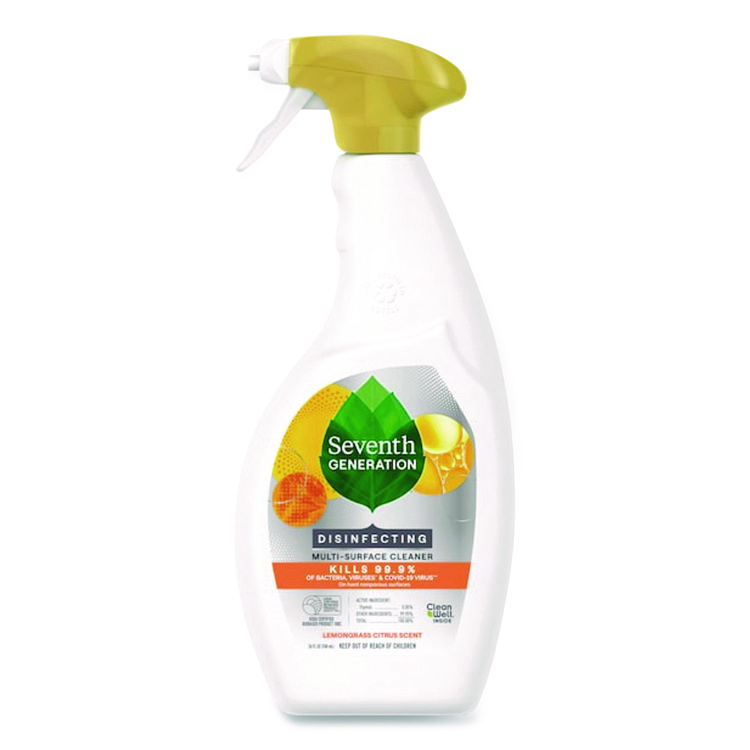 Seventh Generation Botanical Disinfecting Multi-Surface Cleaner, 26 oz Spray Bottle (SEV22810EA)