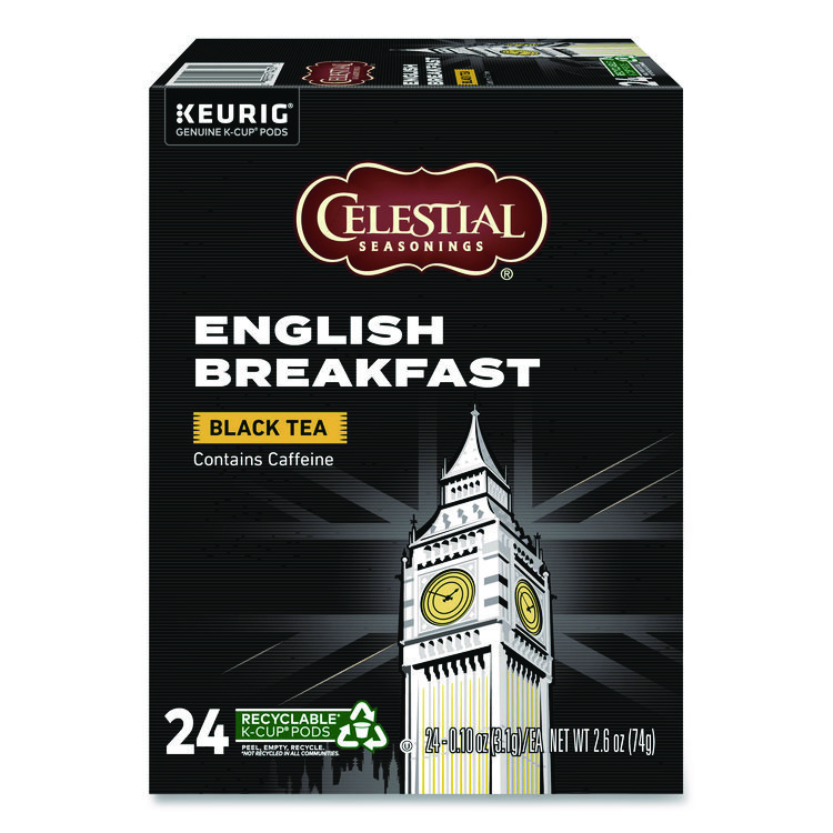 Celestial Seasonings English Breakfast Black Tea K-Cups, 24/Box (GMT14731)